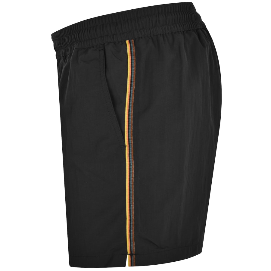 Paul Smith Stripe Swim Shorts Black